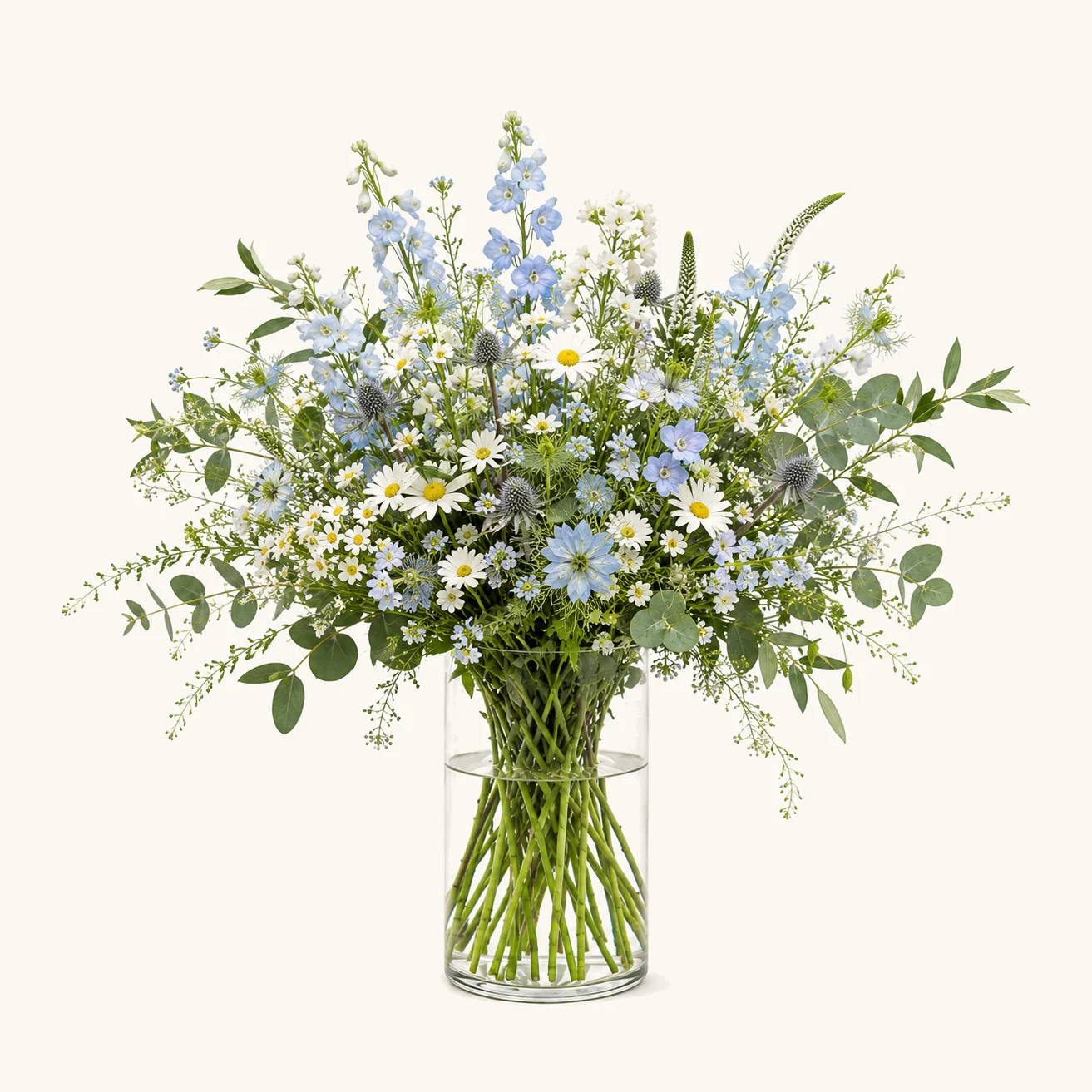 The Hackney Blue arrangement