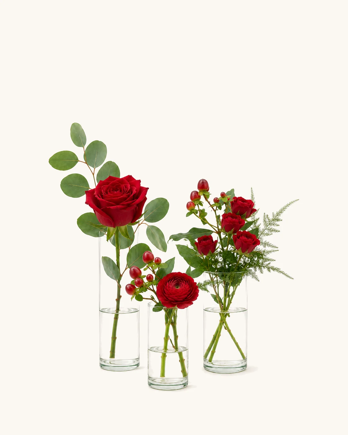 The Hackney Classic Red bud vases