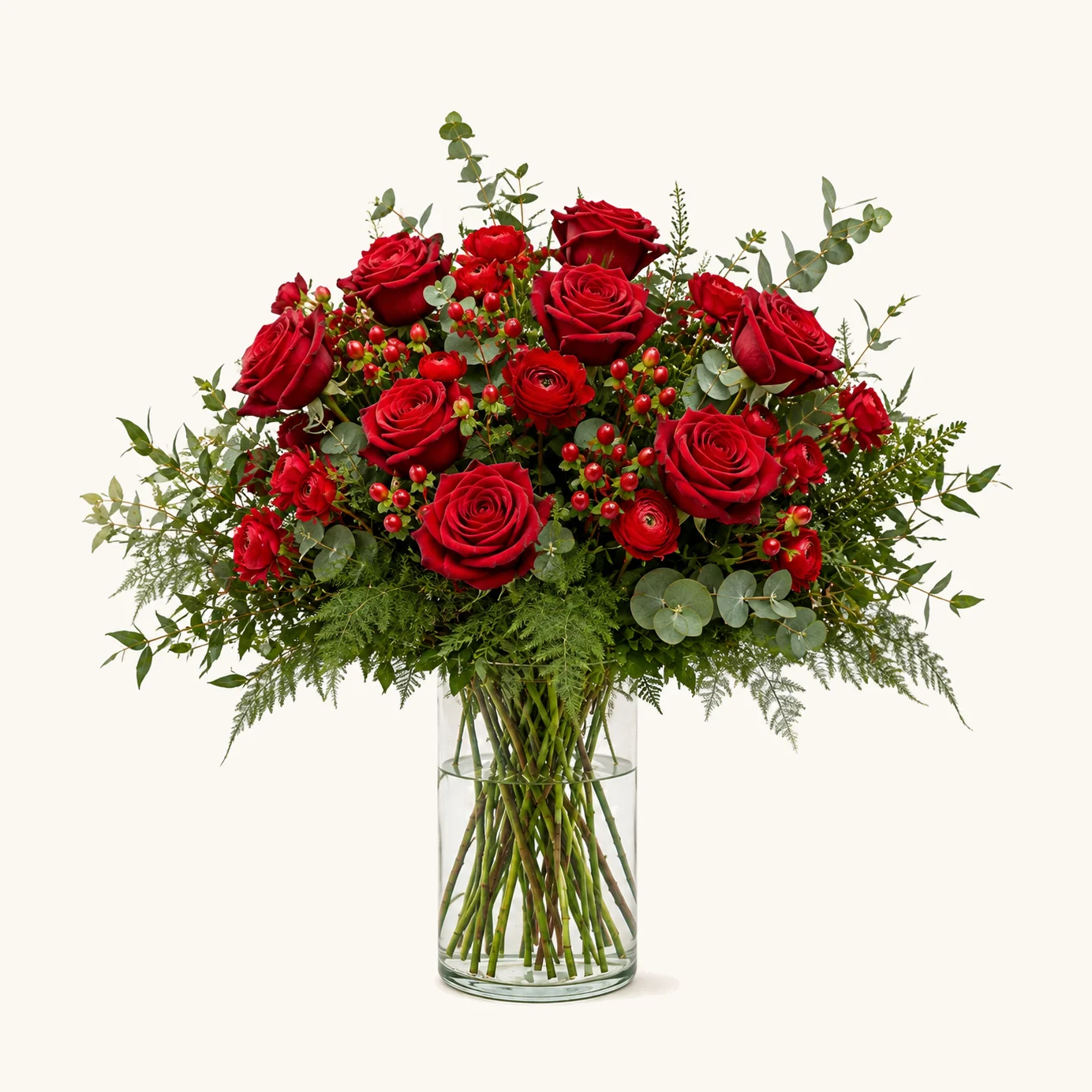 The Hackney Classic Red arrangement