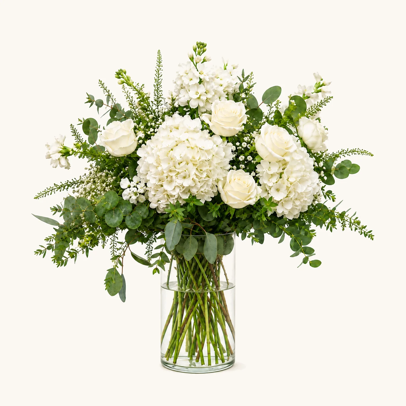 The Hackney Classic White arrangement
