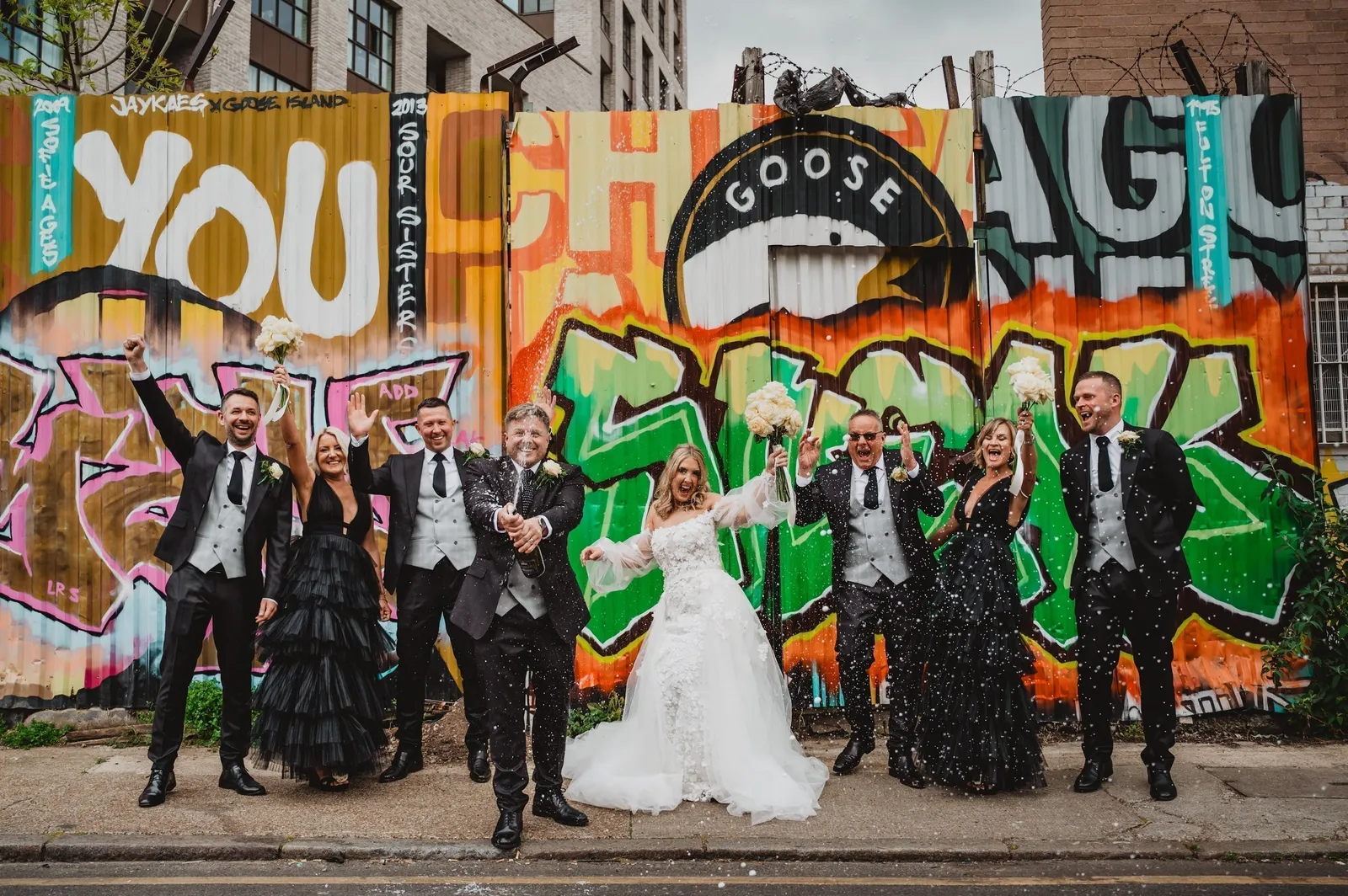 Helen & Michael on their wedding day at The Hackney