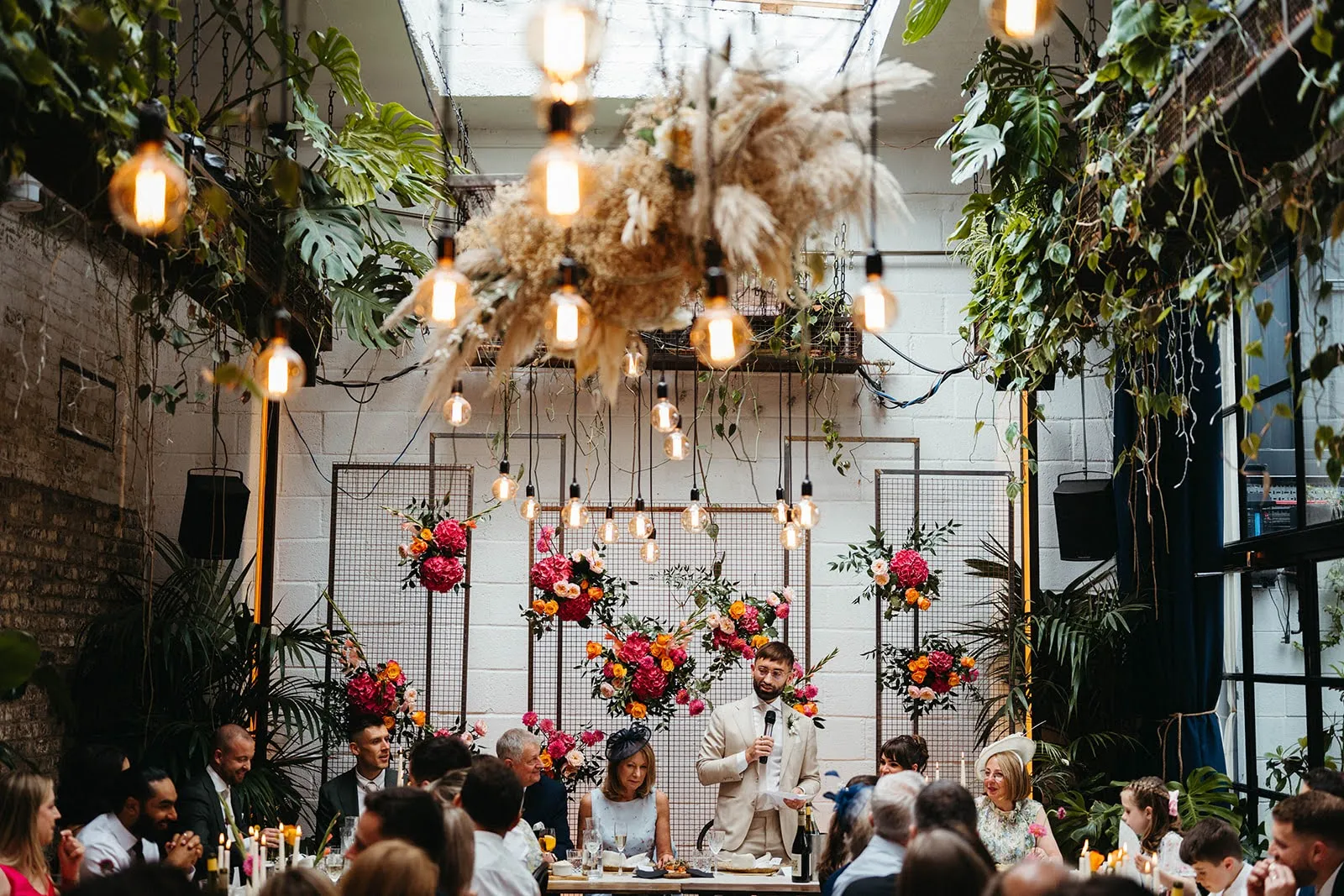 Verity & Andy on their wedding day at The Hackney